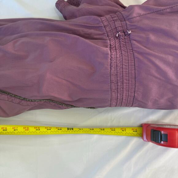 Skea Ski Suit One Piece Snowsuit Snow Bib Iridescent Vtg 80s 90s Retro Womens 12 - Picture 12 of 12
